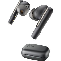 Poly Voyager Free 60 UC Carbon Black Earbuds +BT700 USB-C Adapter +Basic Charge Case