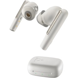 Poly Voyager Free 60 UC White Sand Earbuds +BT700 USB-A Adapter +Basic Charge Case