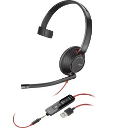 Poly Blackwire 5210 Monaural USB-A Headset (Bulk)