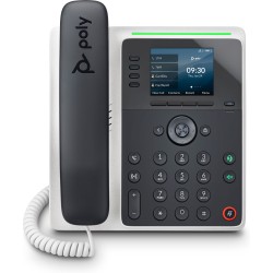 Poly Edge E220 IP Phone and PoE-enabled