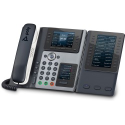 Poly Edge E400 IP Phone and PoE-enabled