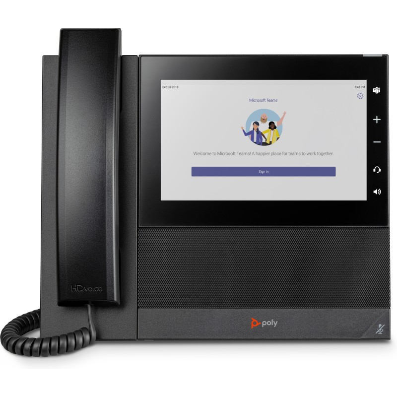 Poly CCX 600 Business Media Phone for Microsoft Teams and PoE-enabled