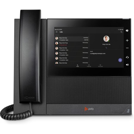 Poly CCX 600 Business Media Phone for Microsoft Teams and PoE-enabled