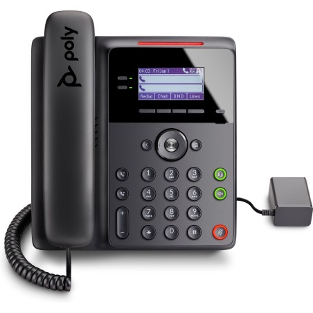 Poly Edge B10 IP Phone with Power Supply EMEA - INTL English Loc Euro plug