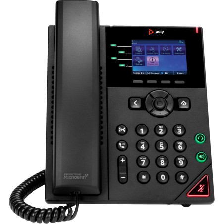 Poly OBi VVX 250 4-Line IP Phone and PoE-enabled