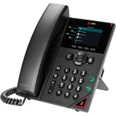 Poly VVX 250 4-Line IP Phone and PoE-enabled No localization