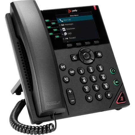 Poly VVX 350 6-Line IP Phone and PoE-enabled