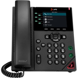 Poly VVX 350 6-Line IP Phone and PoE-enabled GSA TAA No localization