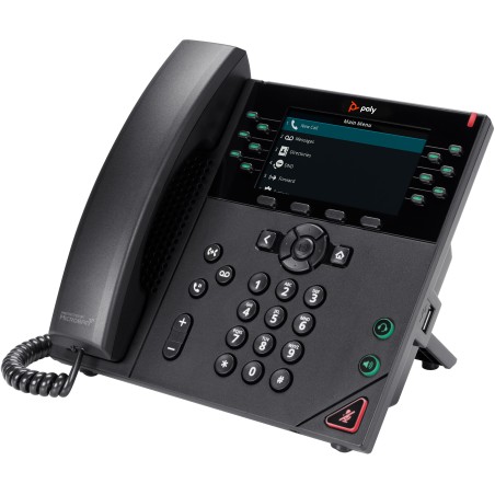 Poly VVX 450 12-Line IP Phone and PoE-enabled GSA TAA No localization