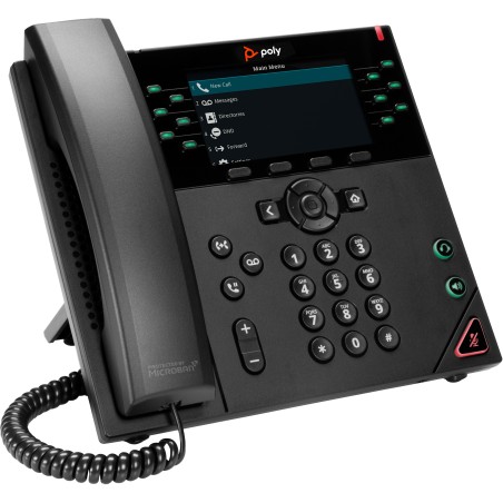 Poly VVX 450 12-Line IP Phone and PoE-enabled No localization