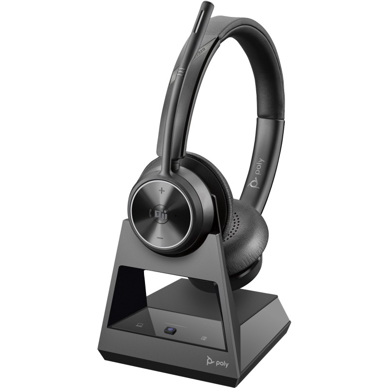 Poly Savi 7320 Office Stereo DECT 1880-1900 MHz Headset EMEA - INTL English Loc Euro plug