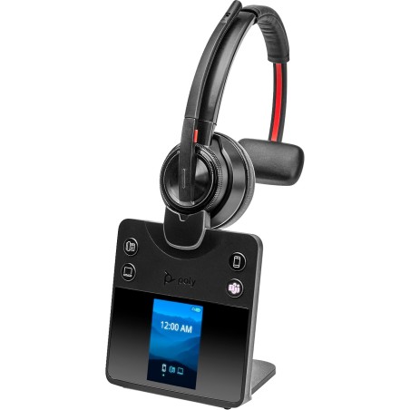 Poly Savi 8410 Office Monaural Microsoft Teams Certified DECT 1880-1900 MHz Headset EMEA INTL