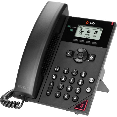 Poly VVX 150 2-Line IP Phone and PoE-enabled No localization