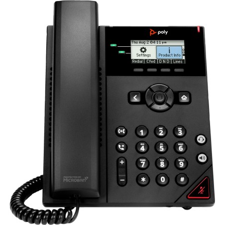 Poly OBi VVX 150 2-Line IP Phone and PoE-enabled