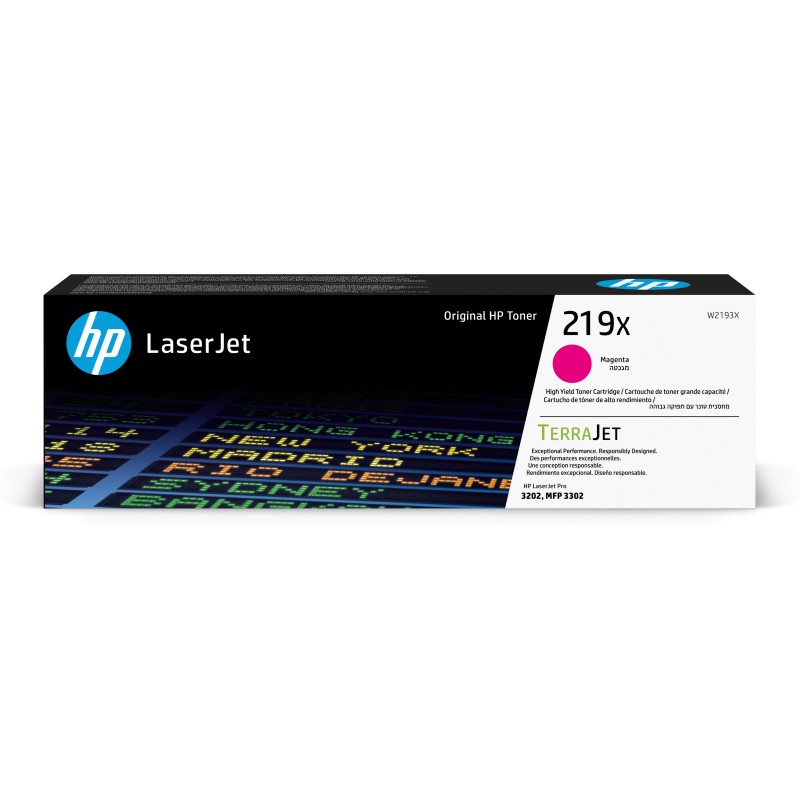 HP 219X High Yield Magenta Original LaserJet Toner Cartridge