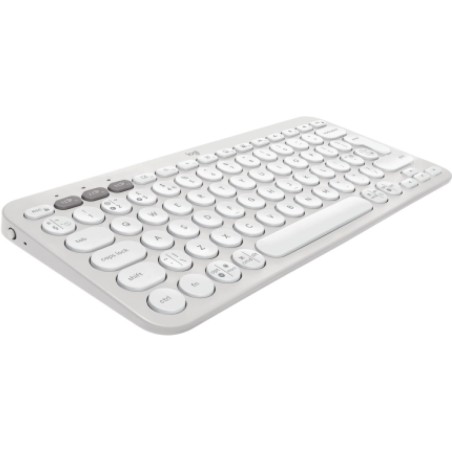 Pebble Keys 2 K380s - TONAL WHITE - UK - INTNL-973