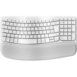 Wave Keys wireless ergonomic keyboard - OFFWHITE - CH - CENTRAL-419