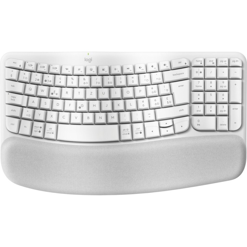 Wave Keys wireless ergonomic keyboard - OFFWHITE - CH - CENTRAL-419