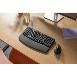 Wave Keys wireless ergonomic keyboard - GRAPHITE - NLB - CENTRAL-419