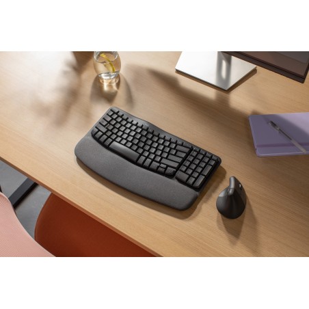 Wave Keys wireless ergonomic keyboard - GRAPHITE - NLB - CENTRAL-419