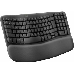 Wave Keys wireless ergonomic keyboard - GRAPHITE - ESP - MEDITER-412