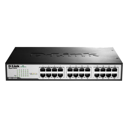 24-Port 10 100 1000Mbps Gigabit Ethernet Switch Desktop Rackmount