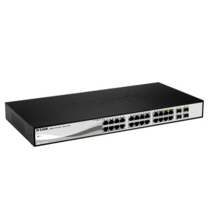 24-Port 10 100 1000Mbps Gigabit Smart Switch + 2 SFP ports