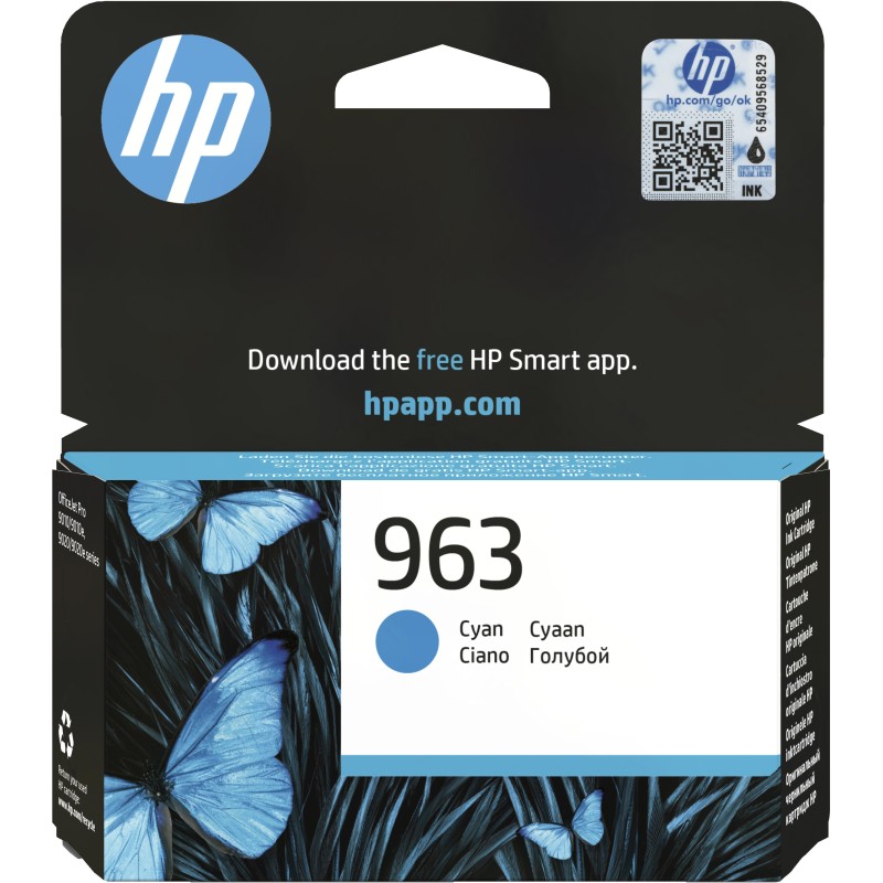 Cartucho de tinta Original HP 963 cian