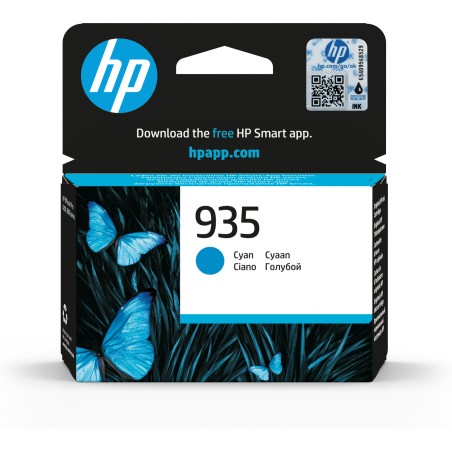 Cartucho de tinta original HP 935 cian