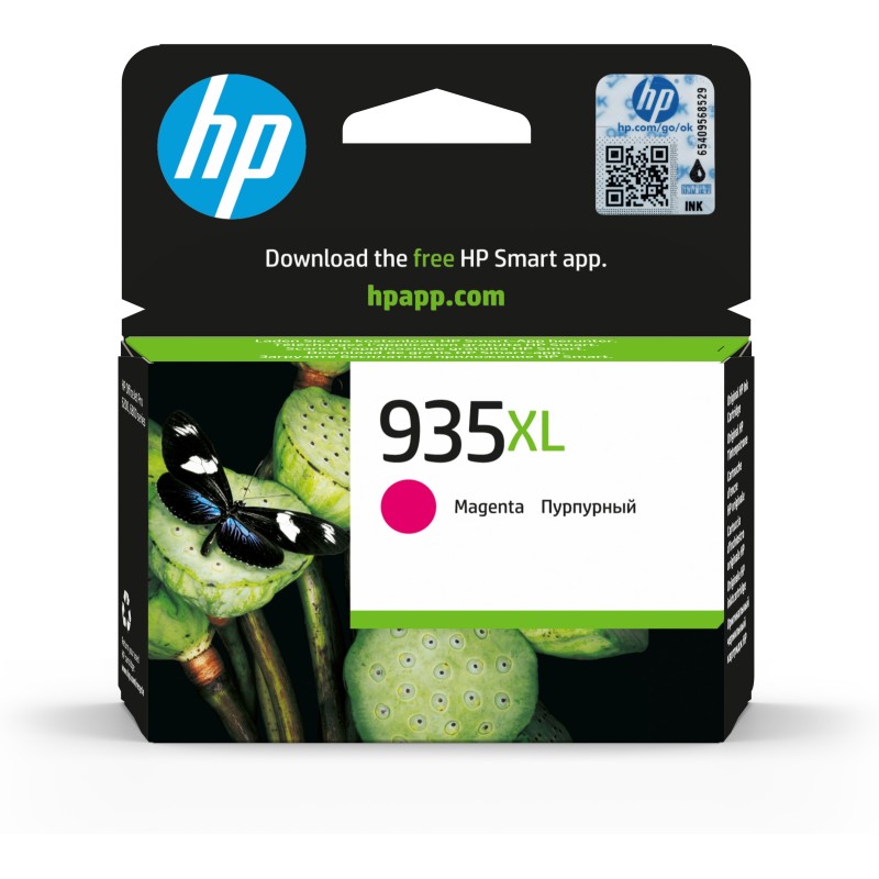 Cartucho de tinta original HP 935XL de alta capacidad magenta