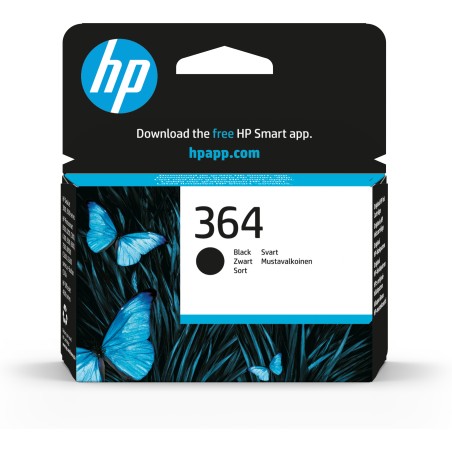 Cartucho de tinta original HP 364 negro