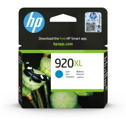 Cartucho de tinta original HP 920XL de alta capacidad cian