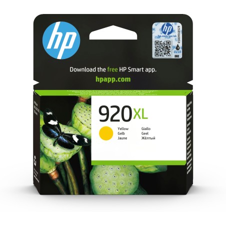 Cartucho de tinta original HP 920XL de alta capacidad amarillo