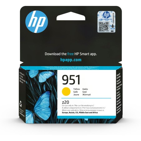 Cartucho de tinta original HP 951 amarillo