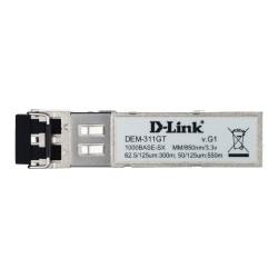 1-port Mini-GBIC SFP to 1000BaseSX 550m for all