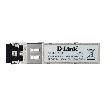 1-port Mini-GBIC SFP to 1000BaseSX 550m for all