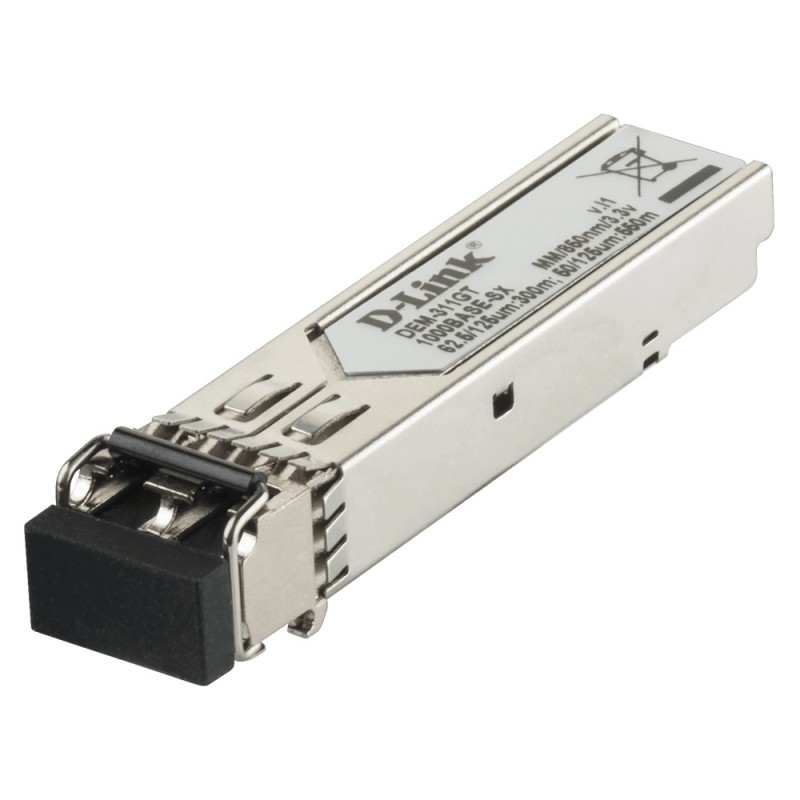 1-port Mini-GBIC SFP to 1000BaseSX 550m for all - tray of 10