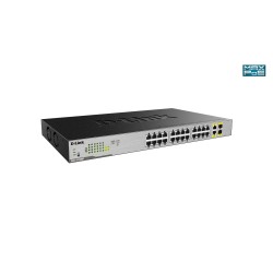 24-Port Desktop Gigabit PoE + 2GE Combo Switch