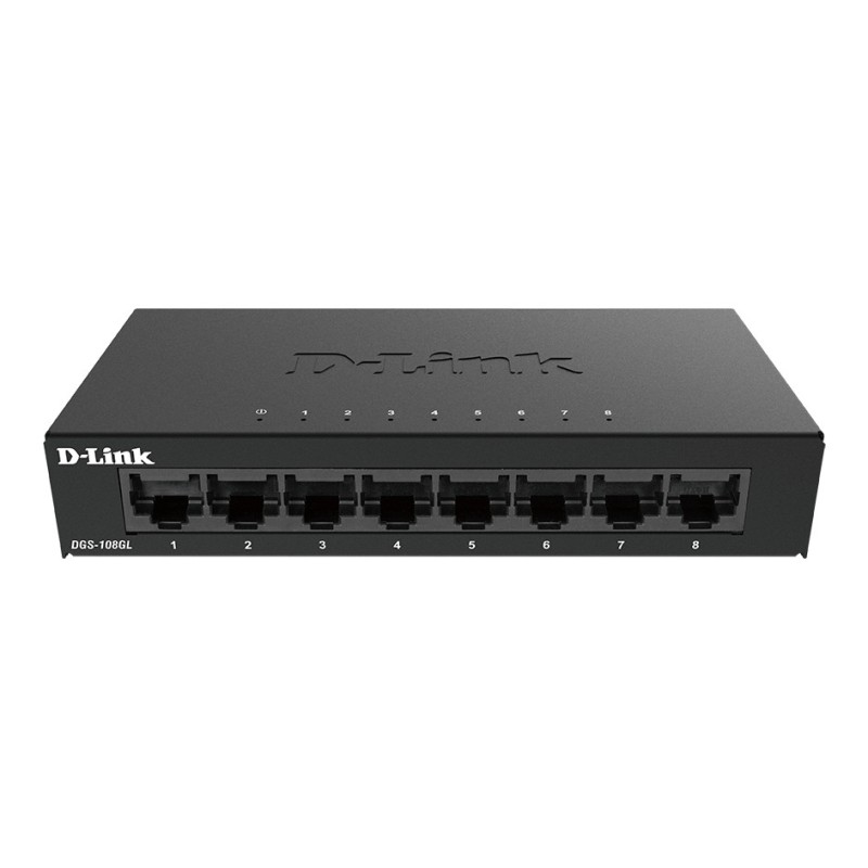 8-Port Gigabit Ethernet Metal Housing Unmanaged Switch