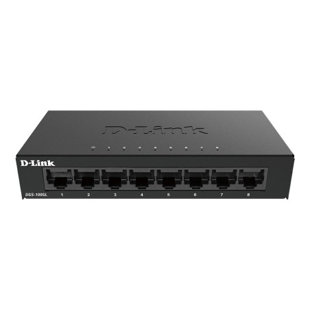 8-Port Gigabit Ethernet Metal Housing Unmanaged Switch