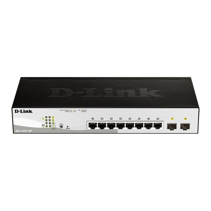 10-Port Gigabit Smart Managed Switch including 2x SFP ports