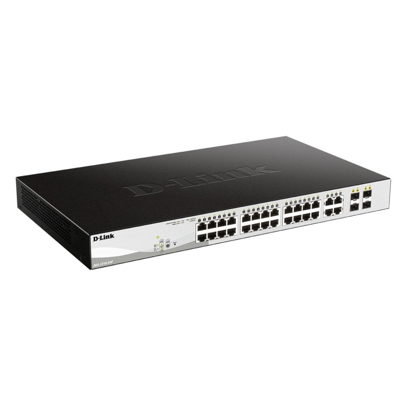 24-Port Gigabit PoE Smart Switch with 4 SFP ports