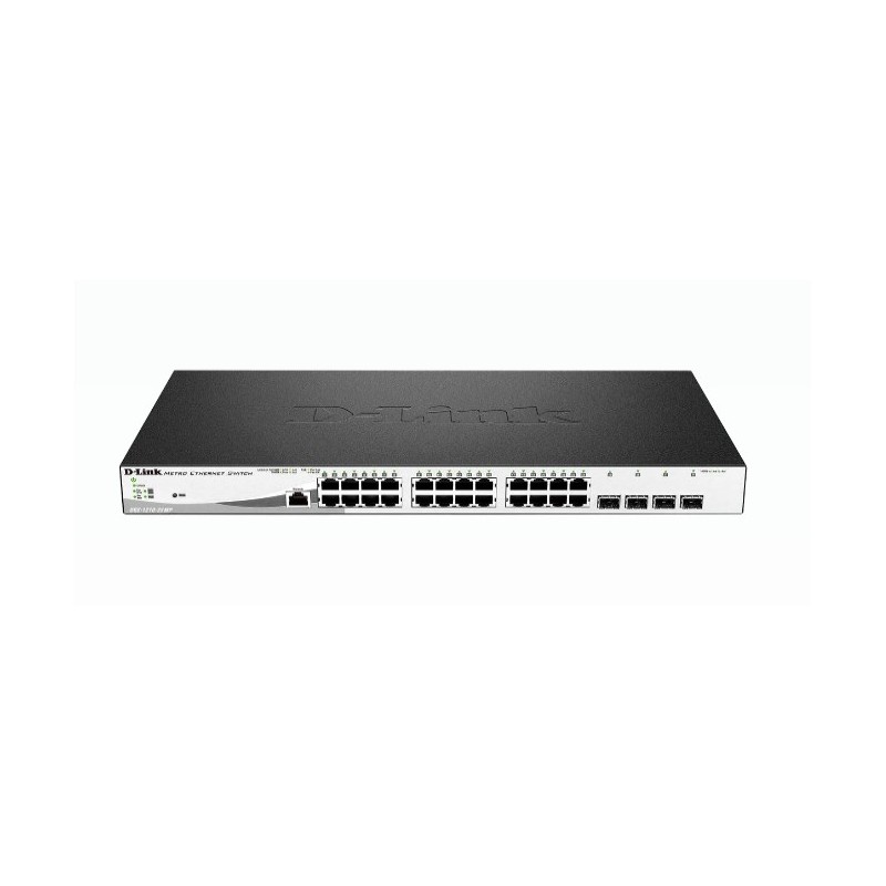 28-Port Gigabit PoE+ Smart Managed Switch including 4 x 100 1000Mbps Combo Ports