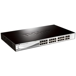 28-Port Gigabit PoE Smart Managed Switch including 4 Combo Ports