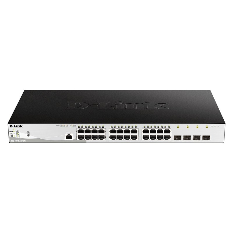 24-Port 10 100 1000BASE-T PoE + 4 SFP Ports Metro Ethernet Switch