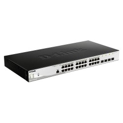 24-Port 10 100 1000BASE-T PoE + 4 SFP Ports Metro Ethernet Switch