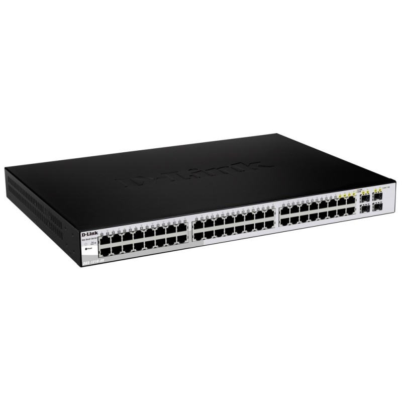 48-Port Gigabit Smart Managed Switch with 4 Combo 1000BASE-T SFP ports