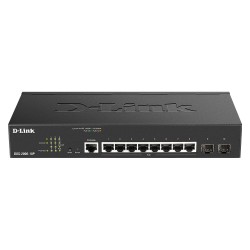 8-port Gbit PoE Managed Switch incl 2 x SFP