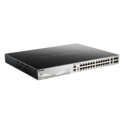 24 x 10 100 1000BASE-T ports Layer 3 Stackable Managed Gigabit Switch with 2 x 10GBASE-T SFP+