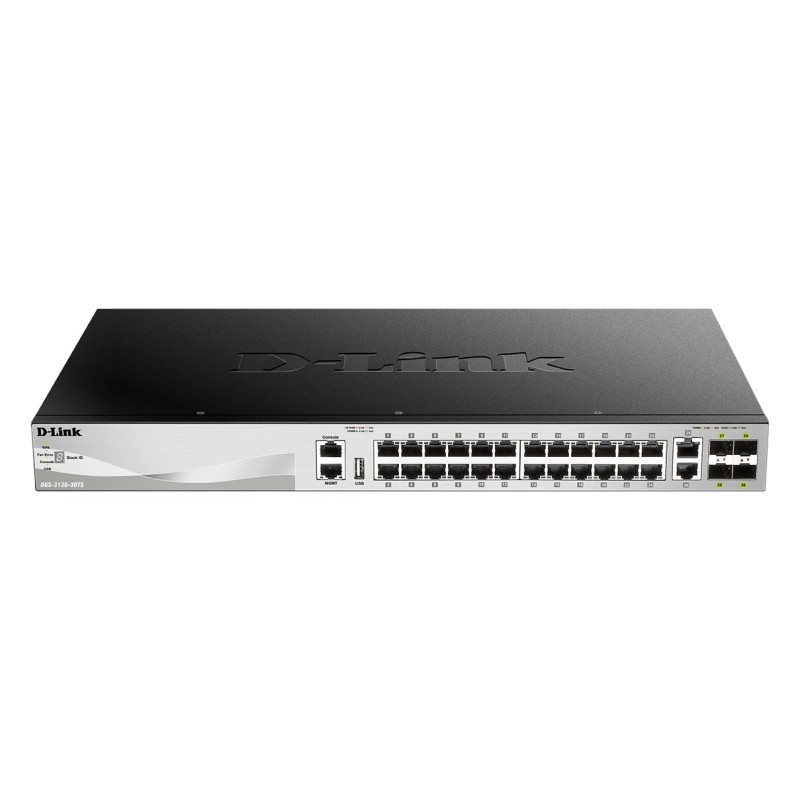 24 x 10 100 1000BASE-T ports Layer 3 Stackable Managed Gigabit Switch with 2 x 10GBASE-T